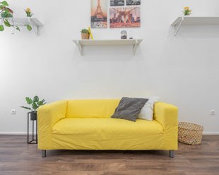 Мебель в желтых тонах – вызов стандартным решениям в Берёзовском - beryozovskij.magazinmebel.ru | фото