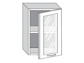 1.50.3 Шкаф настенный (h=720) на 500мм с 1-ой стекл. дверцей в Берёзовском - beryozovskij.magazinmebel.ru | фото