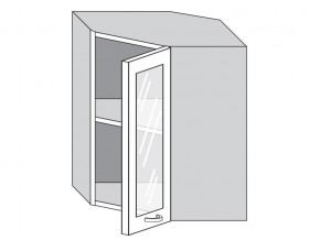 1.60.3у Шкаф настенный (h=720) угловой на 600мм со стекл. дверцей в Берёзовском - beryozovskij.magazinmebel.ru | фото