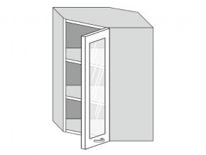 19.60.3у Шкаф настенный (h=913) угловой на 600мм со стекл. дверцей в Берёзовском - beryozovskij.magazinmebel.ru | фото