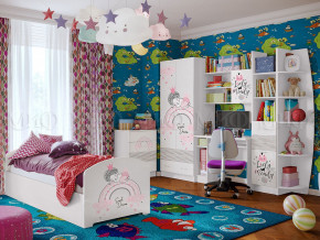 Детская комната Юниор-2 Принцесса 1 в Берёзовском - beryozovskij.magazinmebel.ru | фото