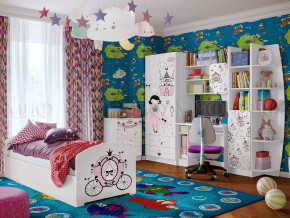 Детская комната Юниор-2 Принцесса в Берёзовском - beryozovskij.magazinmebel.ru | фото - изображение 1