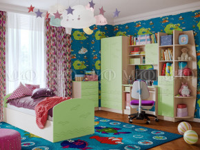 Детская комната Юниор-2 Салатовый в Берёзовском - beryozovskij.magazinmebel.ru | фото