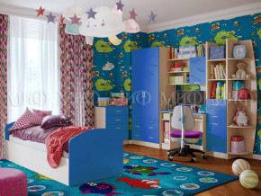 Детская комната Юниор-2 Синий в Берёзовском - beryozovskij.magazinmebel.ru | фото