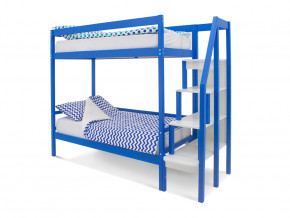 Двухъярусная кровать Svogen синий в Берёзовском - beryozovskij.magazinmebel.ru | фото