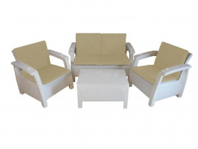 Комплект уличной мебели Yalta Premium Terrace Set белый в Берёзовском - beryozovskij.magazinmebel.ru | фото - изображение 1