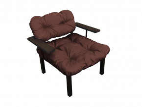 Кресло Дачное коричневая подушка в Берёзовском - beryozovskij.magazinmebel.ru | фото - изображение 1