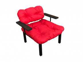 Кресло Дачное красная подушка в Берёзовском - beryozovskij.magazinmebel.ru | фото