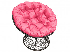 Кресло Папасан с ротангом розовая подушка в Берёзовском - beryozovskij.magazinmebel.ru | фото