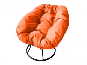Кресло Пончик без ротанга оранжевая подушка в Берёзовском - beryozovskij.magazinmebel.ru | фото - изображение 1