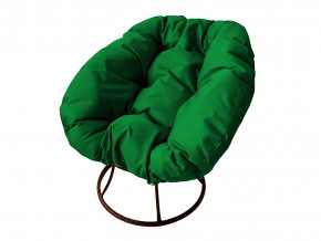 Кресло Пончик без ротанга зелёная подушка в Берёзовском - beryozovskij.magazinmebel.ru | фото - изображение 1