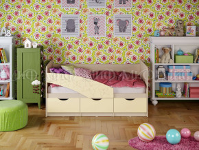 Кровать Бабочки 1800 Ваниль в Берёзовском - beryozovskij.magazinmebel.ru | фото