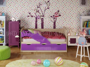 Кровать Дельфин-1 1800 Фиолетовый металлик в Берёзовском - beryozovskij.magazinmebel.ru | фото