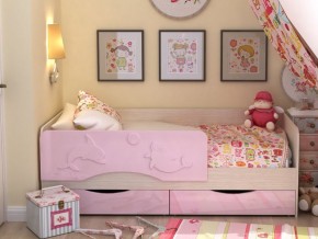 Кровать детская Алиса КР 812 розовая 1600 в Берёзовском - beryozovskij.magazinmebel.ru | фото