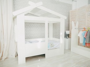 Кровать детская Теремок без ящика белая в Берёзовском - beryozovskij.magazinmebel.ru | фото