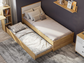 Кровать одинарная Милан выкатная с настилом в Берёзовском - beryozovskij.magazinmebel.ru | фото