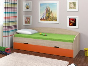 Кровать Соня 2 сонома-оранжевый в Берёзовском - beryozovskij.magazinmebel.ru | фото