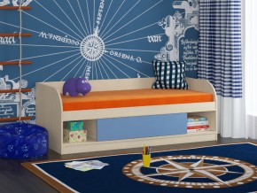 Кровать Соня 4 дуб молочный-голубой в Берёзовском - beryozovskij.magazinmebel.ru | фото