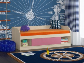 Кровать Соня 4 дуб молочный-розовый в Берёзовском - beryozovskij.magazinmebel.ru | фото