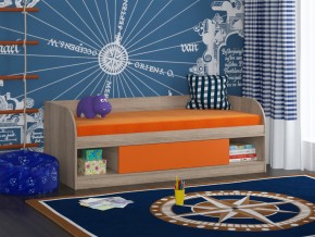 Кровать Соня 4 сонома-оранжевый в Берёзовском - beryozovskij.magazinmebel.ru | фото