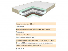 Матрас Тиссая 160х200 в Берёзовском - beryozovskij.magazinmebel.ru | фото - изображение 2