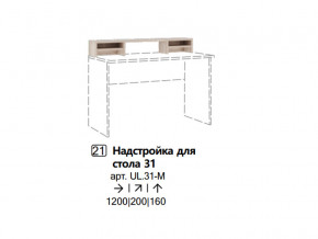 Надстройка для стола 31 (Полка) в Берёзовском - beryozovskij.magazinmebel.ru | фото