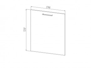П 60 Комплект для посудомоечной машины 600 мм (цоколь + фасад) ЛДСП в Берёзовском - beryozovskij.magazinmebel.ru | фото