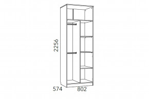 Шкаф для одежды Фанк НМ 014.07 М в Берёзовском - beryozovskij.magazinmebel.ru | фото - изображение 3