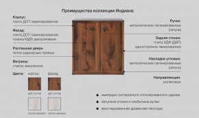 Спальня Индиана Дуб Саттер в Берёзовском - beryozovskij.magazinmebel.ru | фото - изображение 2