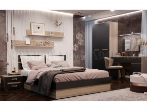 Спальня Ким Графит софт, сонома в Берёзовском - beryozovskij.magazinmebel.ru | фото