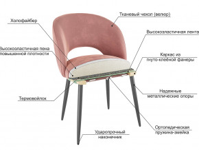 Стул Моли велюр синий в Берёзовском - beryozovskij.magazinmebel.ru | фото - изображение 2